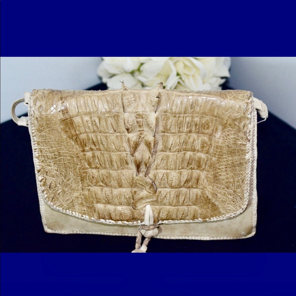 crocodile cross bag